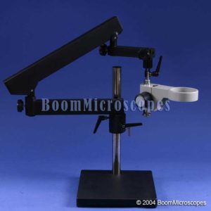 Extra Sturdy Boom Stand for Maximum Versatility and Working Area!
NOTE: MICROSCOPE BOOM HOLDER NOT INCLUDED  PLS. CALL FOR SCOPE HOLDER FITTINGS