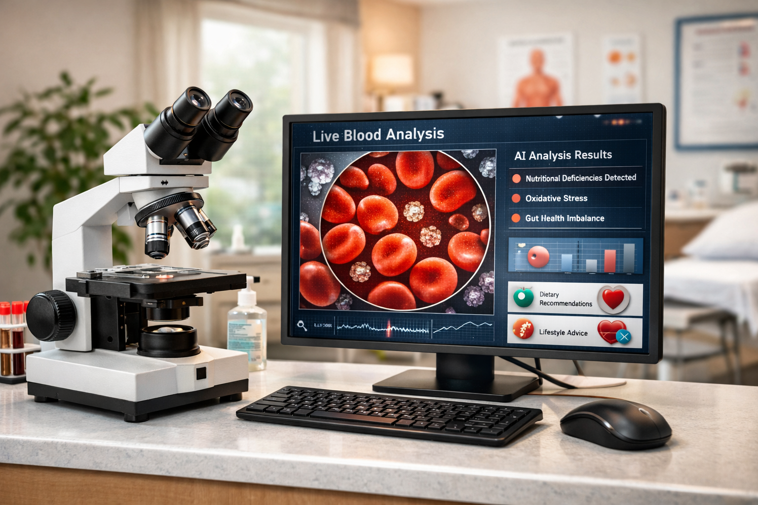 Live Blood Analysis - Microscope Setup