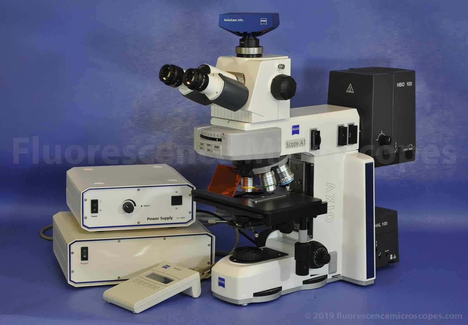 Zeiss AxioScope.A1 Upright Fluorescence Microscope